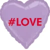 Balon foliowy serduszko na walentynki LOVE CANDY HEART 43cm