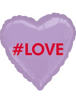 Balon foliowy serduszko na walentynki LOVE CANDY HEART 43cm