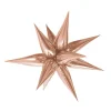 Balon foliowy STAR 3D różowe złoto 70cm