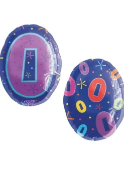 Balon foliowy 0 URODZINY 45cm