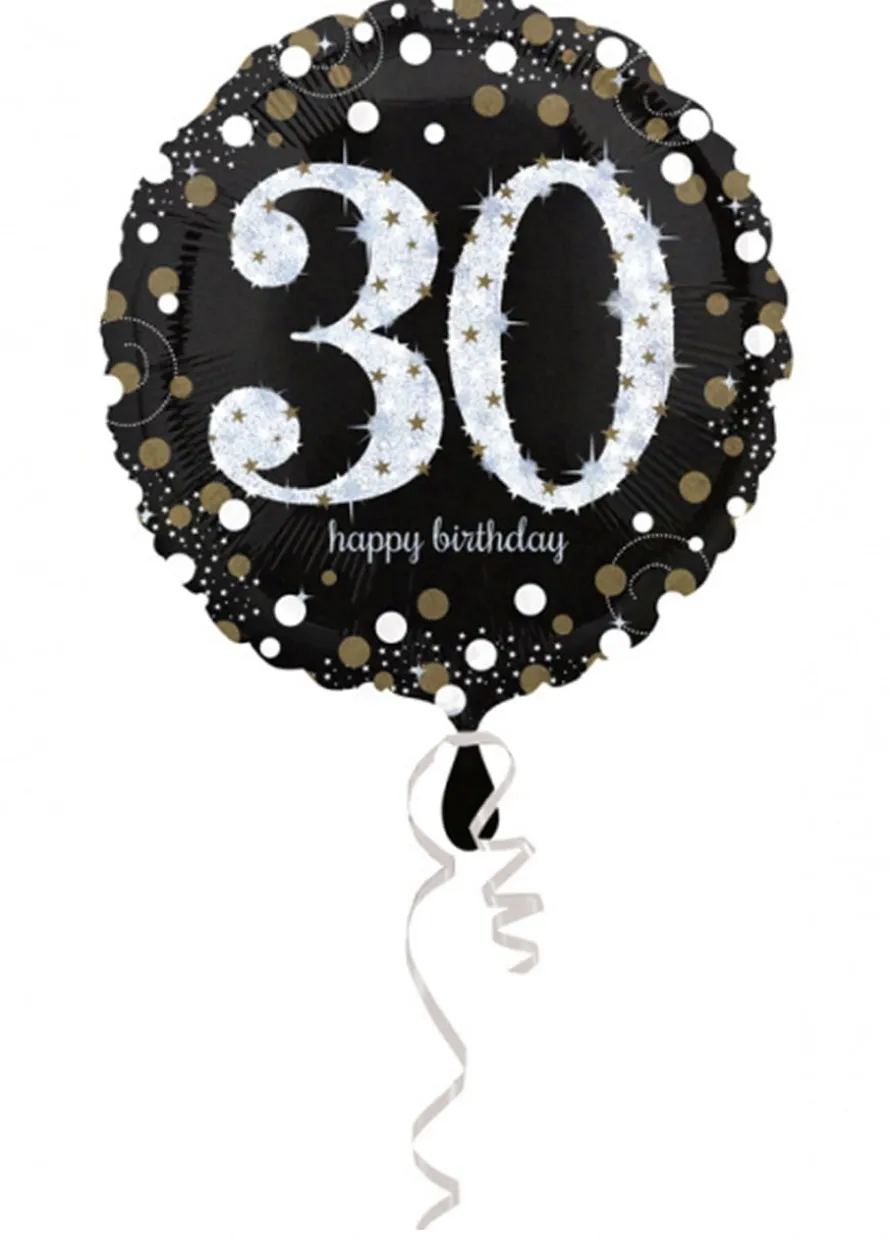 Balon foliowy 30 URODZINY Sparkling 45cm