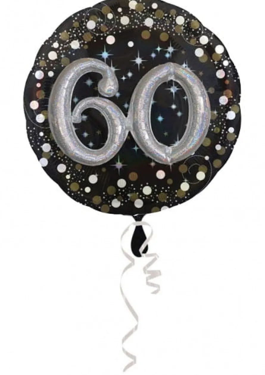 Balon foliowy 60 URODZINY Sparkling 81cm