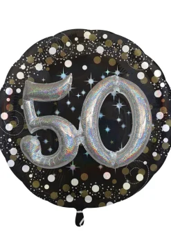 Balon foliowy 50 URODZINY Sparkling 81cm