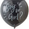 Balon gender reveal OH BABY! czarny 91cm