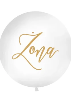 Balon gigant na wesele ze złotym napisem ŻONA