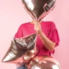 Balon GWIAZDKA rose gold 40cm