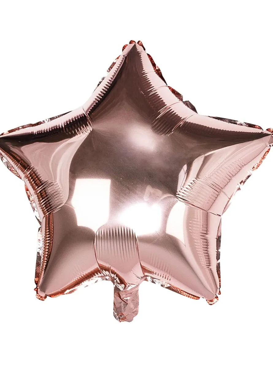 Balon GWIAZDKA rose gold 40cm
