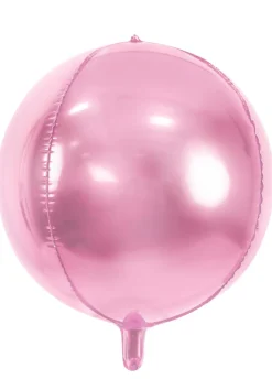 Balon KULA jasnoróżowy foliowy 40cm