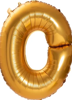 Balon LITERKA O złoty pomarańcz 85cm