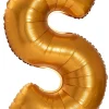 Balon LITERKA S złoty pomarańcz 85cm
