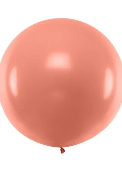 Balon metaliczny OLBRZYM różowe złoto 1m