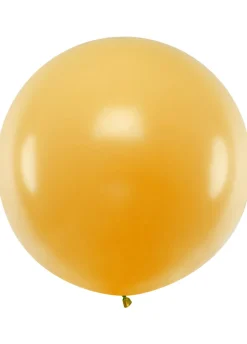 Balon metaliczny OLBRZYM złoty 1m