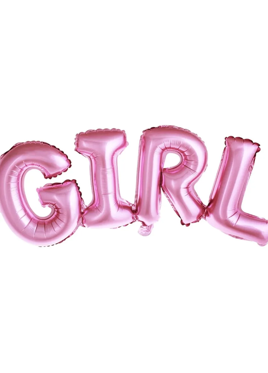 Balon na baby shower napis GIRL