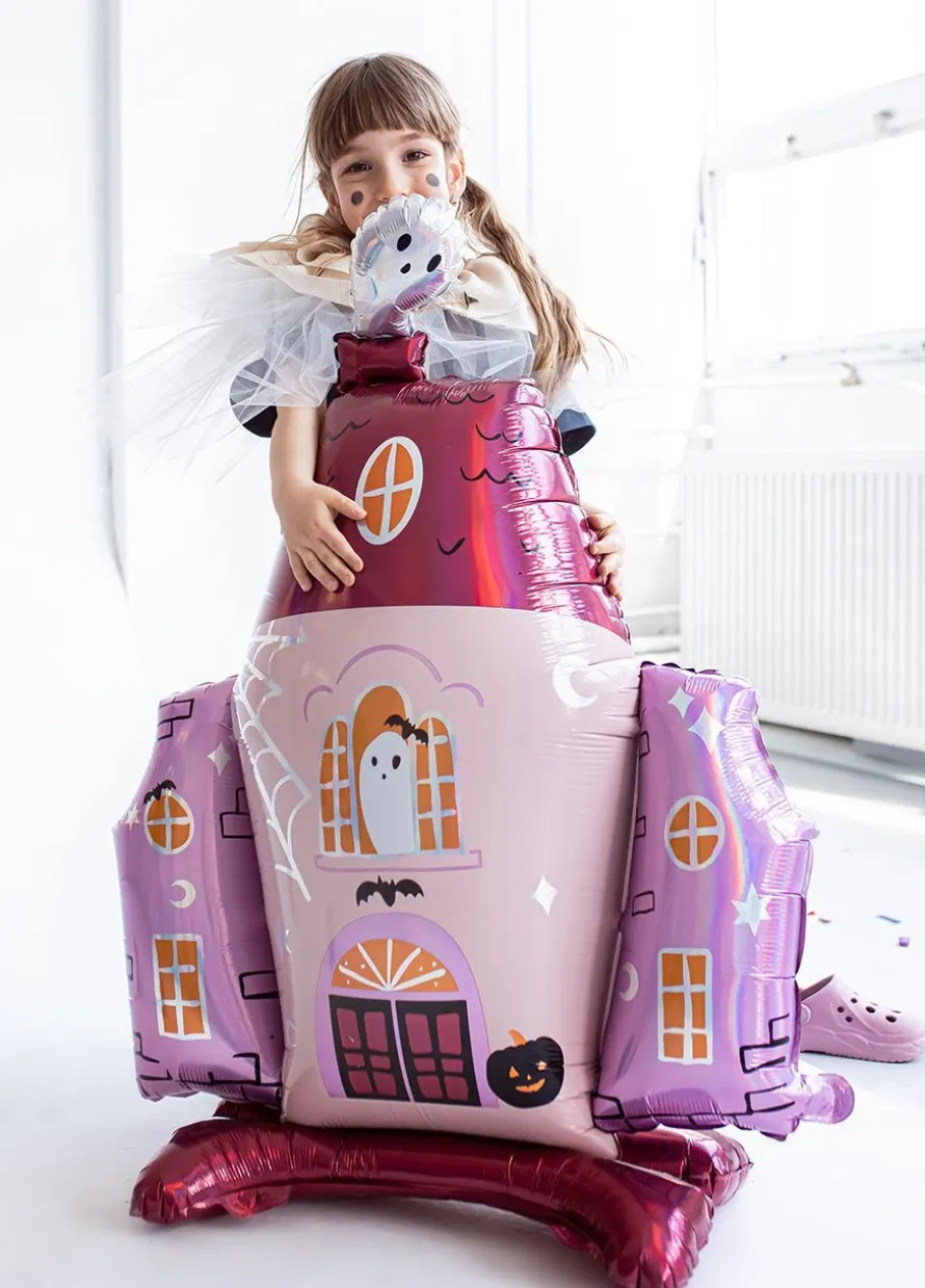 Balon na Halloween dla dzieci NAWIEDZONY DOM 116cm