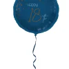 Balon na 18 URODZINY ELEGANT BLUE 45 cm