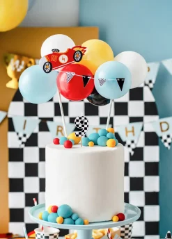Balonowy topper na tort AUTKO