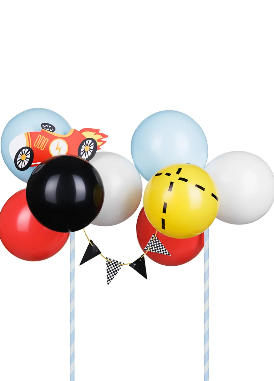 Balonowy topper na tort AUTKO