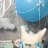 Balon pastelowy OLBRZYM błękitny 1m