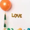Balon pastelowy OLBRZYM ciemny pomarańczowy 1m