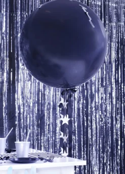Balon pastelowy OLBRZYM czarny 1m