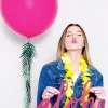 Balon pastelowy OLBRZYM fuksja 1m