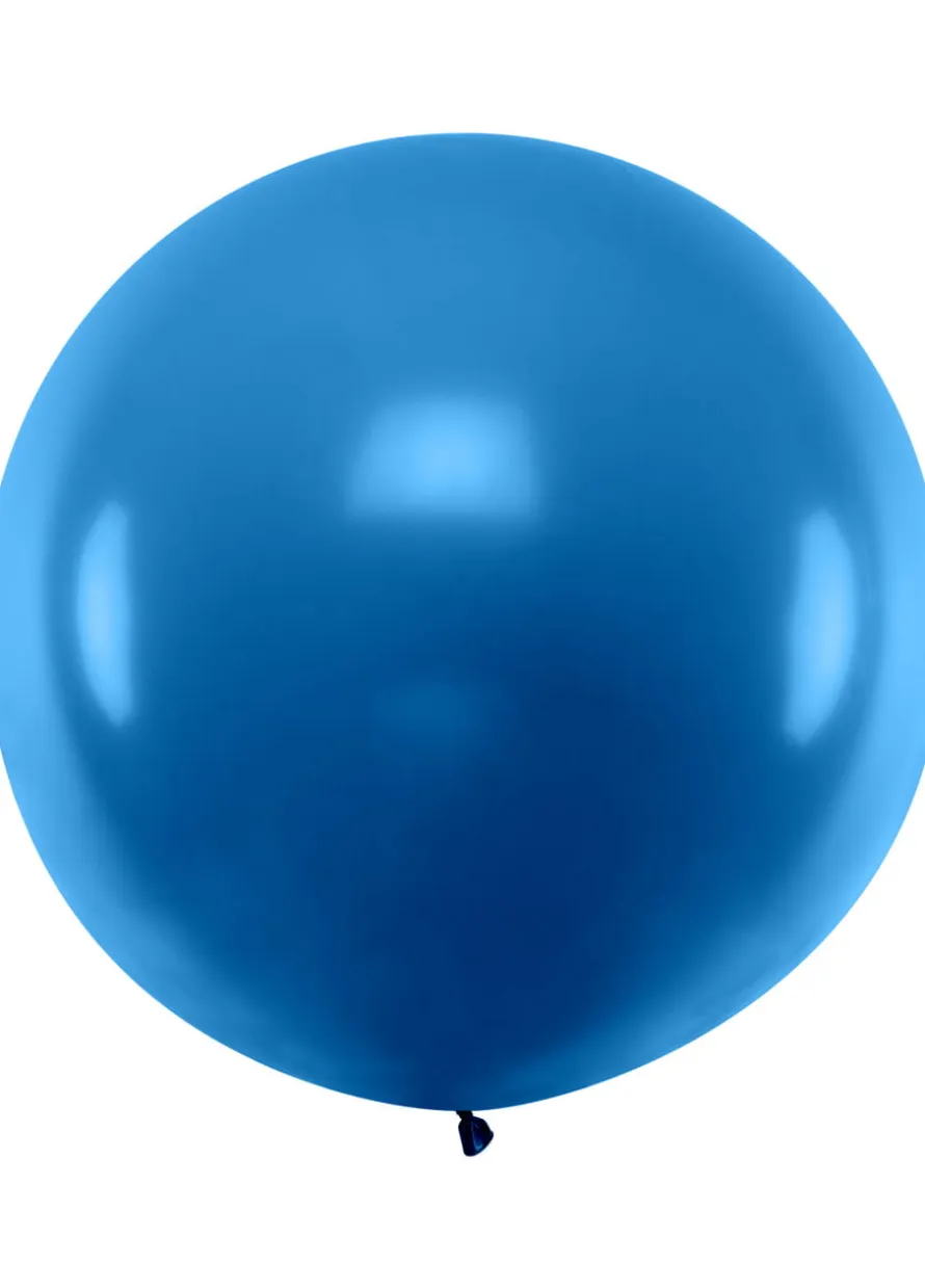 Balon pastelowy OLBRZYM granatowy 1m