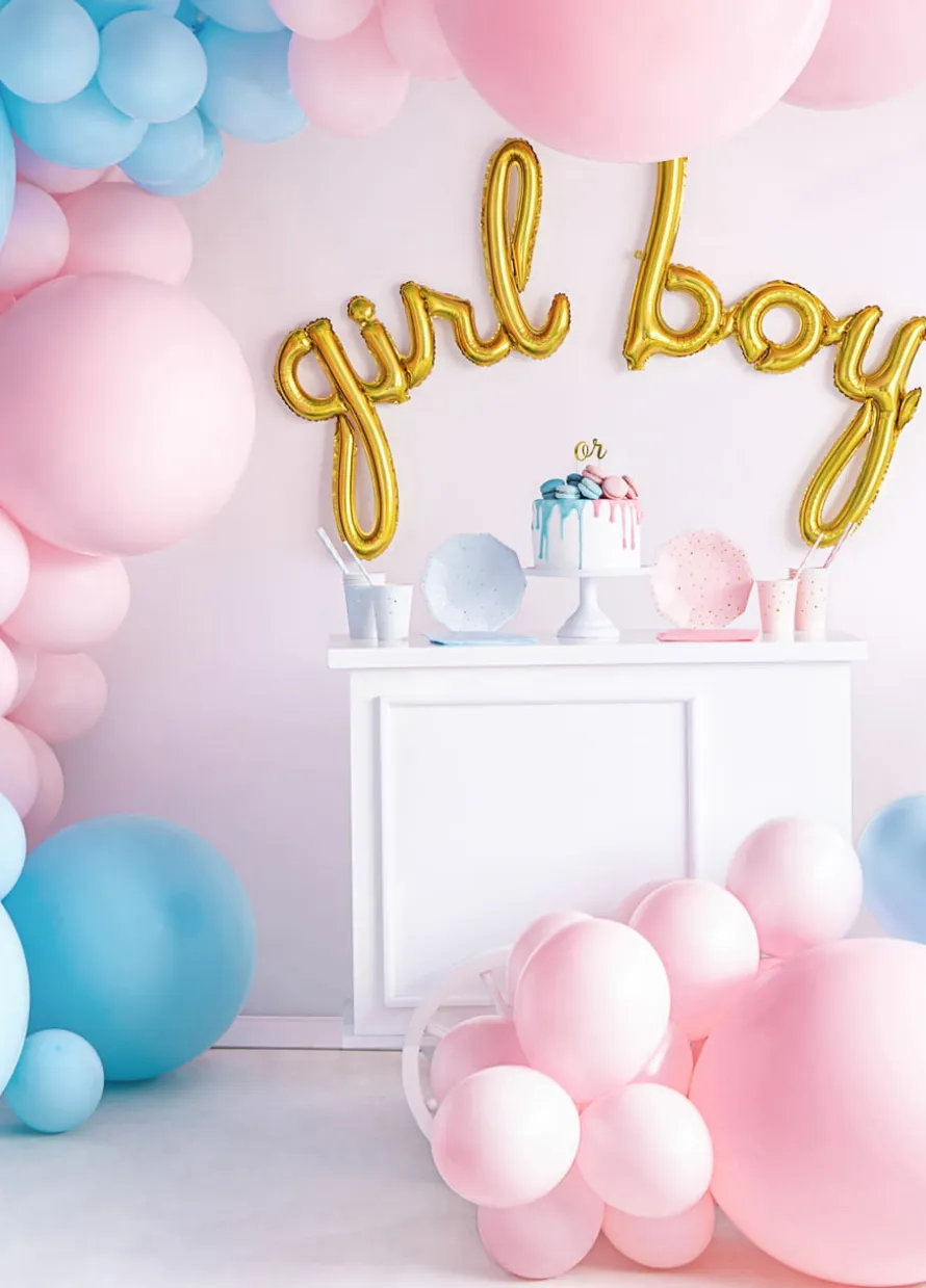 Balon pastelowy OLBRZYM jasnoróżowy 1m