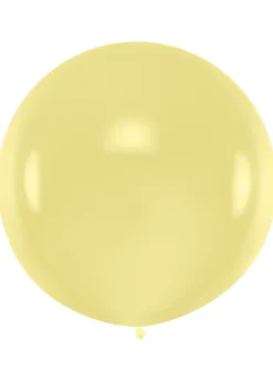 Balon pastelowy OLBRZYM kremowy 1m