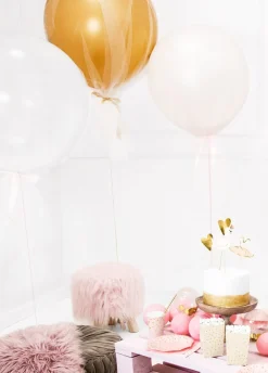 Balon pastelowy OLBRZYM kremowy 1m
