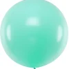 Balon pastelowy OLBRZYM miętowy 1m