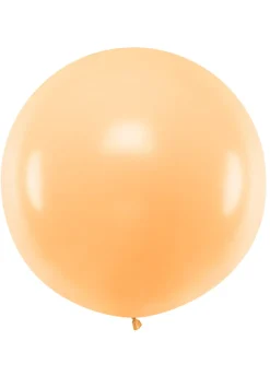 Balon pastelowy OLBRZYM pomarańczowy 1m