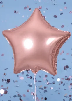 Balon rose gold GWIAZDA