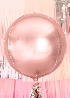 Balon rose gold KULA różowe złoto foliowy 40cm