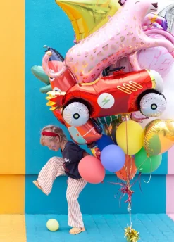 Balon SAMOCHÓD dekoracja na urodziny chłopca 93x48cm