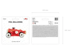 Balon SAMOCHÓD dekoracja na urodziny chłopca 93x48cm