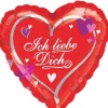 Balon serce ICH LIEBE DICH