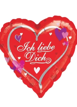 Balon serce ICH LIEBE DICH