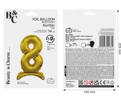 Balon STOJĄCY cyfra 8