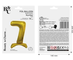 Balon STOJĄCY cyfra 7