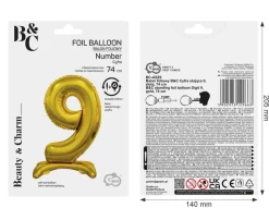 Balon STOJĄCY cyfra 9