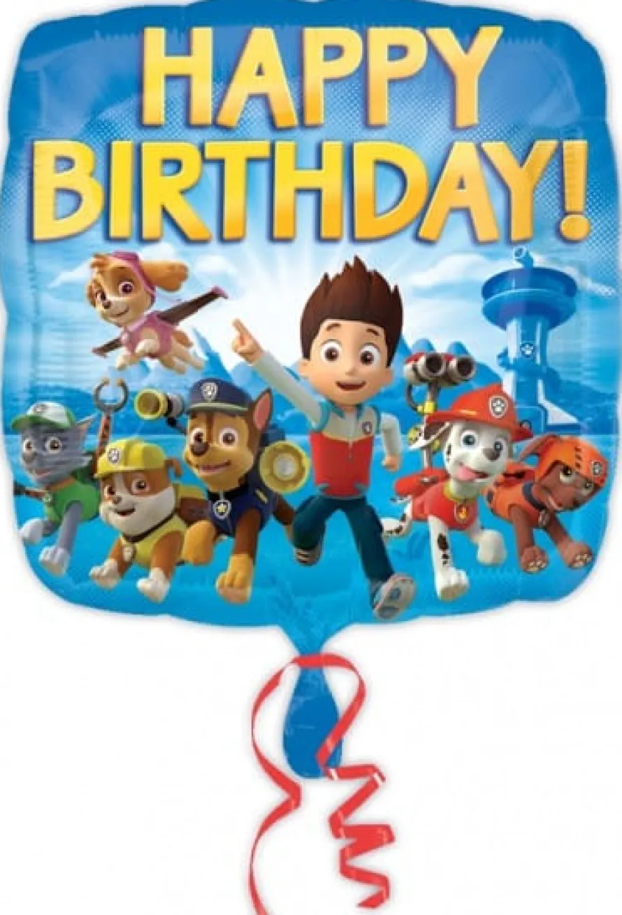 Balon urodzinowy PSI PATROL Happy Birthday