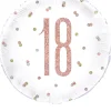Balon 18 URODZINY rose gold 46cm