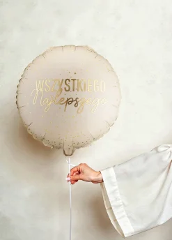 Balon WSZYSTKIEGO NAJLEPSZEGO beżowy