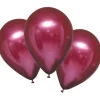 Balony chromowane BURGUNDOWE (6szt.)