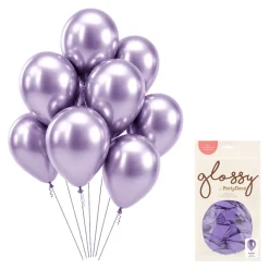 Balony chromowane fioletowe 30 cm (50szt.)