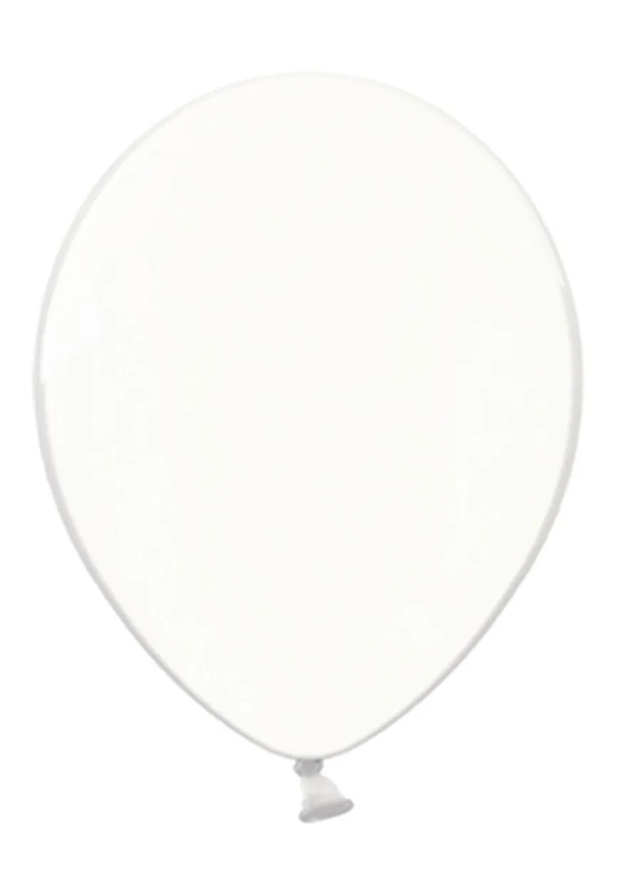 Balony CRYSTAL przezroczyste 23cm (100szt.)
