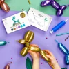 Balony do modelowania z pompką mix (30szt.)