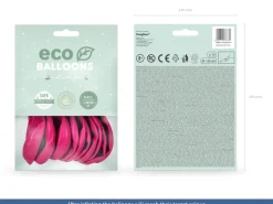 Balony ekologiczne fuksja 30cm (10szt.)