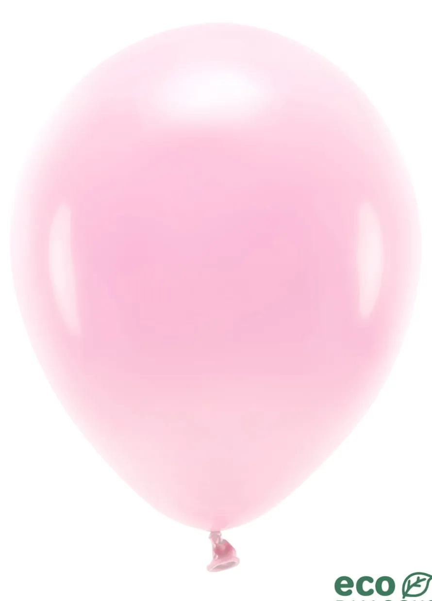 Balony ekologiczne jasnoróżowe 30cm (10szt.)