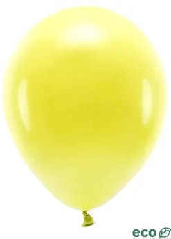 Balony ekologiczne żółte 30cm (10szt.)